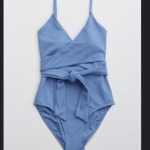 Aerie wrap one piece swimsuit